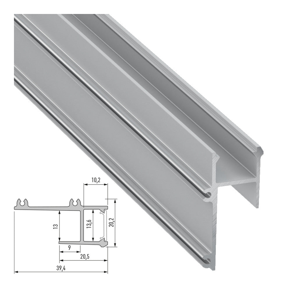 Perfíl Aluminio APA12 2,02M — Vetonek (2)