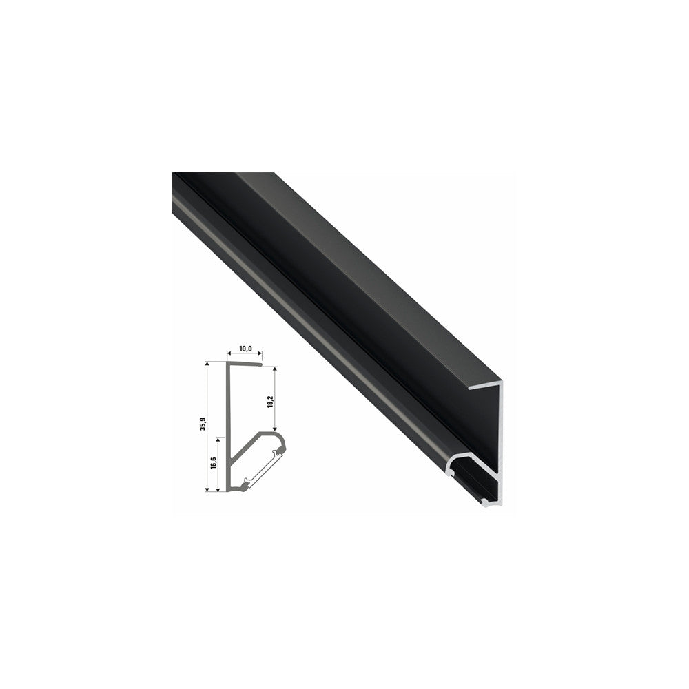 Perfíl Aluminio Tipo Q18 2,02M — Vetonek (3)