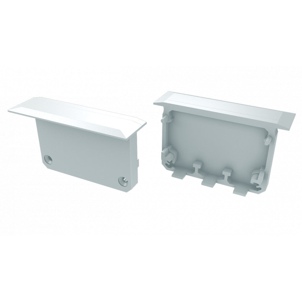 Tapón Final Perfíl Tipo INSO - Plastico - Blanco — Vetonek