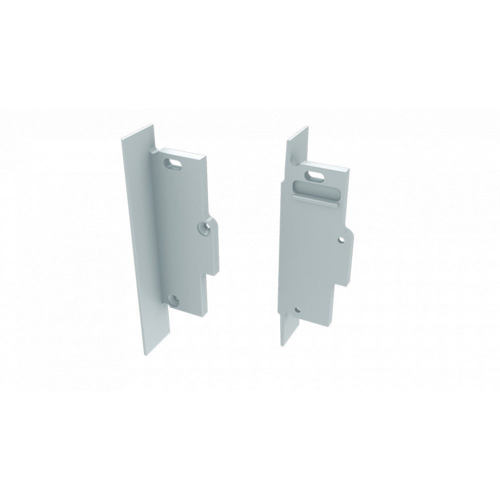 Tapón Final Perfíl Tipo TIANO Empotrado - Aluminio - Blanco - Izquierda - Con Agujero — Vetonek