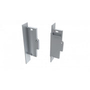Tapón Final Perfíl Tipo TIANO Empotrado - Aluminio - Blanco - Izquierda - Con Agujero — Vetonek (2)