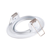Aro Foco Downlight Circular Basculante "Vepa" Acero 90mm - Blanco — Vetonek (3)