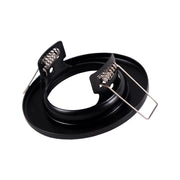 Aro Foco Downlight Circular "Sara" Acero 81mm - Negro — Vetonek (3)