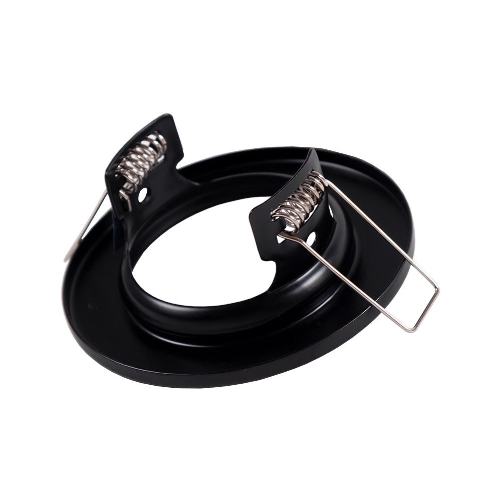 Aro Foco Downlight Circular "Sara" Acero 81mm - Negro — Vetonek (3)