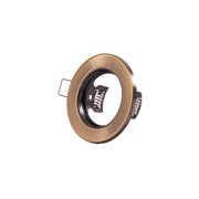 Aro Foco Downlight Circular "Sara" Acero 81mm - Latonado — Vetonek