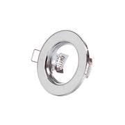Aro Foco Downlight Circular "Sara" Acero 81mm - Cromado — Vetonek