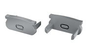Perfíl Aluminio KIMERA-ORRE Anodizado Plata con Difusor Opal y Tapones 2,02M — Vetonek (2)