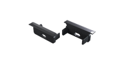 Perfíl Aluminio KIMERA-"TVED" Anodizado Negro con Difusor Opal , Tapones y Clips Sujección 2,02M — Vetonek (4)