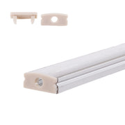 Perfíl Aluminio para Tira LED Difusor Transparente x 2M — Vetonek (2)
