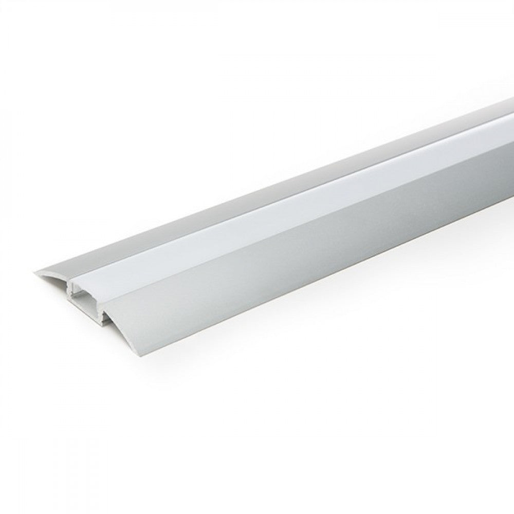 Perfíl Aluminio para Tira LED Difusor Opal x 2M — Vetonek (3)