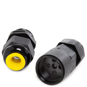 Conector Recto IP68 Negro — Vetonek (2)