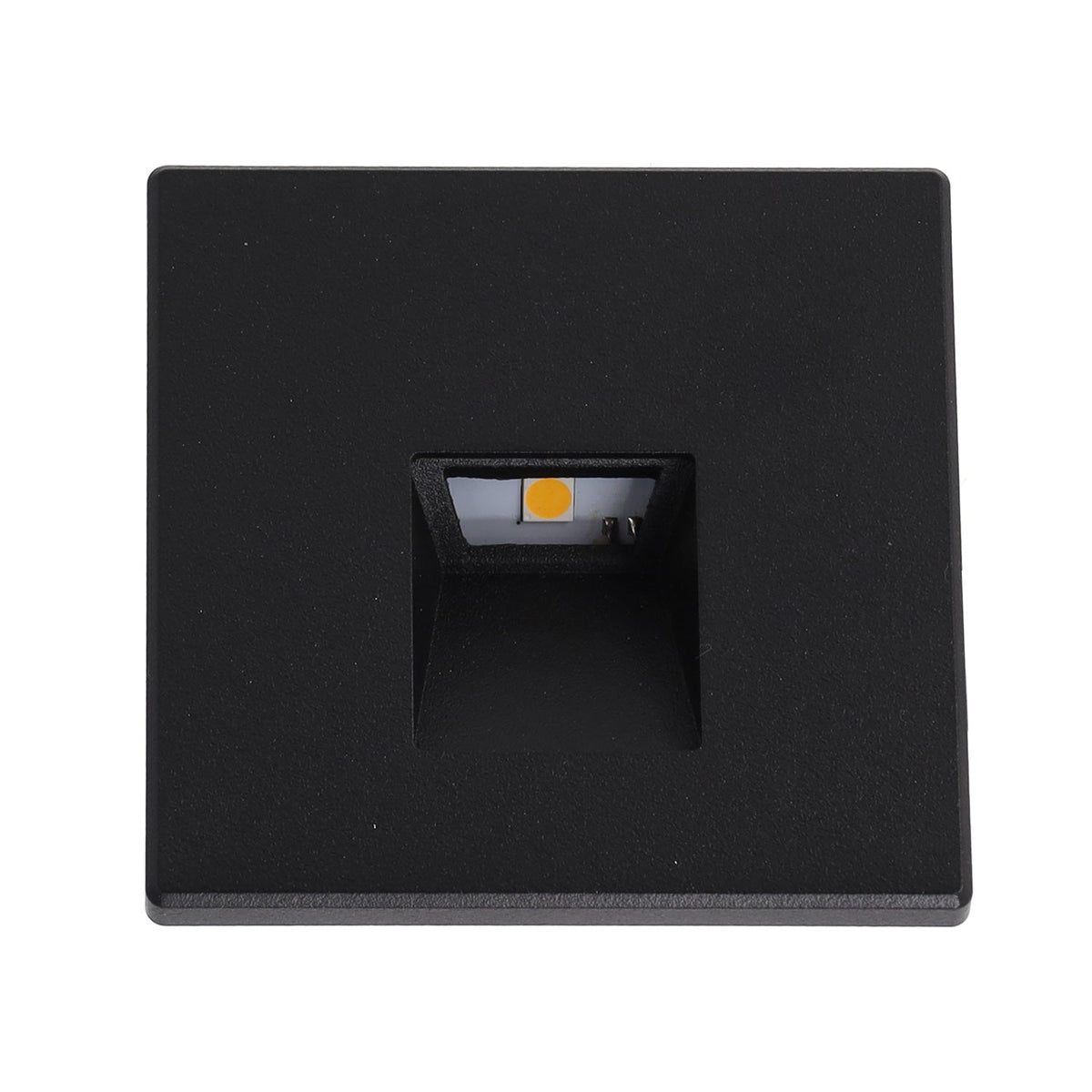 Foco de LED Empotrable para Escaleras Frontal Magnético 3W IP65 3000ºK - Negro — Vetonek (3)