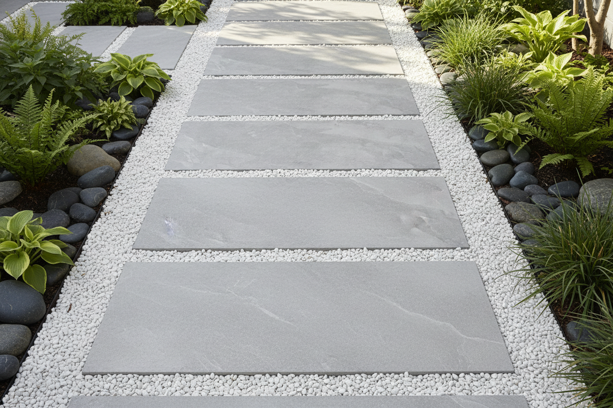 grandes dalles de jardin