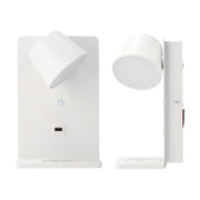Aplique de pared para lectura con puerto USB "Lumo"6W Base carga inalámbrica — Vetonek (5)