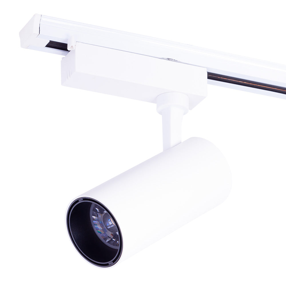 Foco de Carril LED 30W 3000Lm CRI85 4200ºK Lumiastra Monofásico — Vetonek