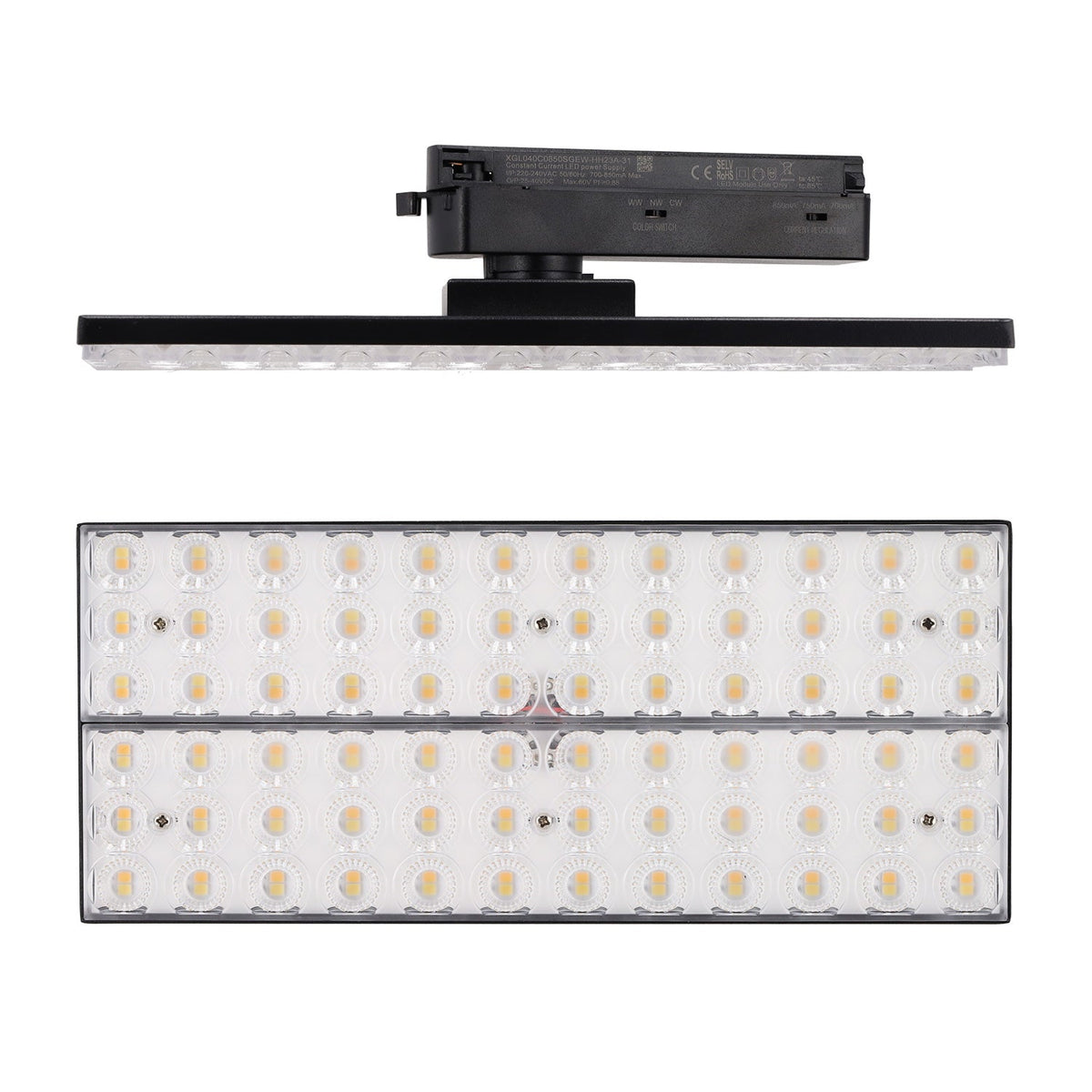 Foco Led Para Carril Market Negro 30W CCT — Vetonek (5)