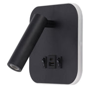 Aplique LED Spot Square 9W con Salida USB-C 630Lm 3000ºK Negro — Vetonek (3)