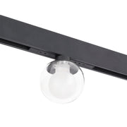 Luminaria LED Carril Magnético 10mm 6W 70Lm/W 150º 48VDC CCT (Tonalidad Luz Ajustable) Acabado Negro — Vetonek (2)