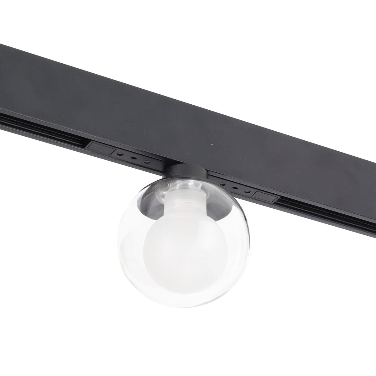 Luminaria LED Carril Magnético 10mm 6W 70Lm/W 150º 48VDC CCT (Tonalidad Luz Ajustable) Acabado Negro — Vetonek (2)