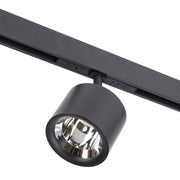 Foco LED Carril Magnético 10mm 48VDC CCT (Tonalidad Luz Ajustable) Acabado Negro — Vetonek (10)