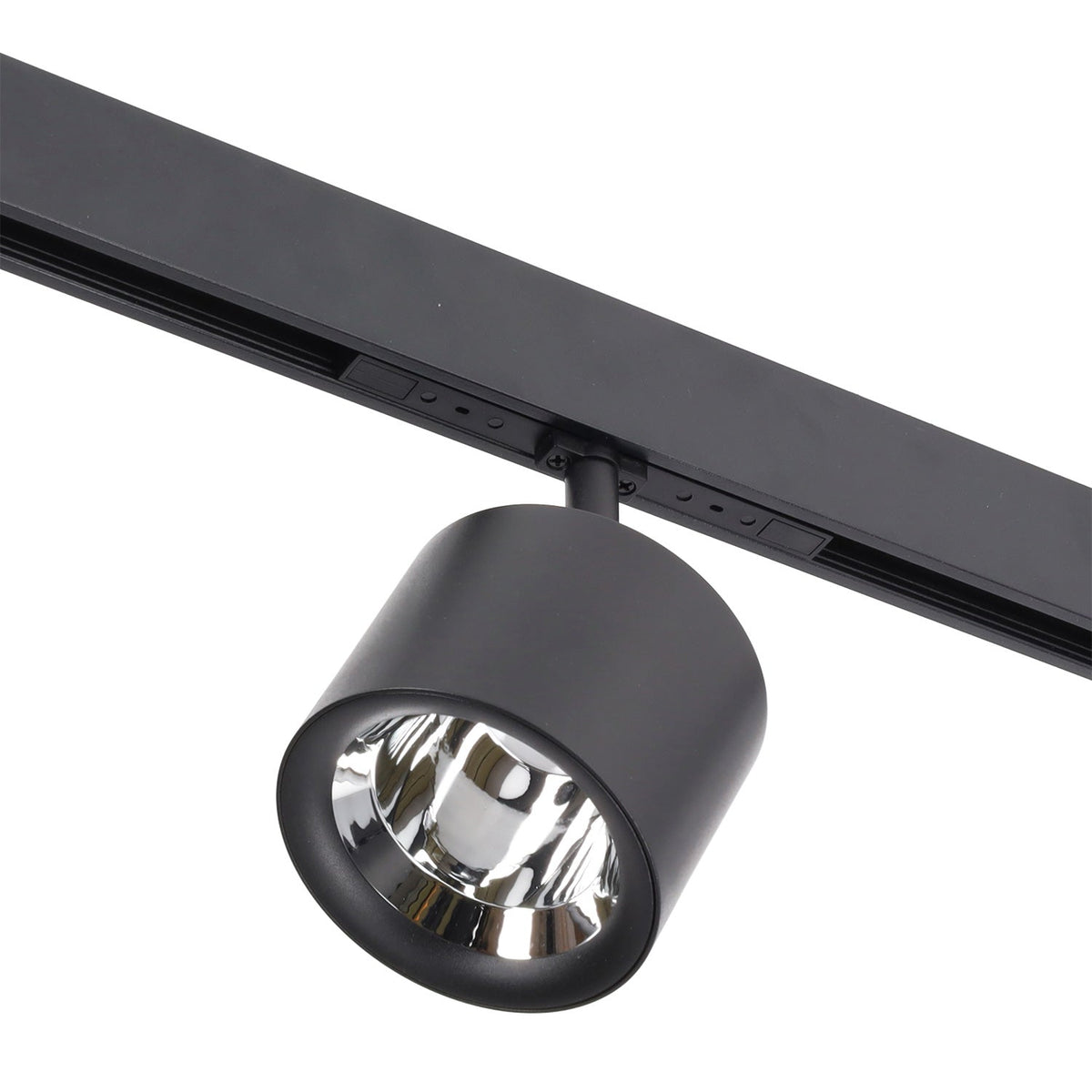 Foco LED Carril Magnético 10mm 48VDC CCT (Tonalidad Luz Ajustable) Acabado Negro — Vetonek (10)