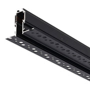 Carril 10mm Empotrado Acabado Negro — Vetonek