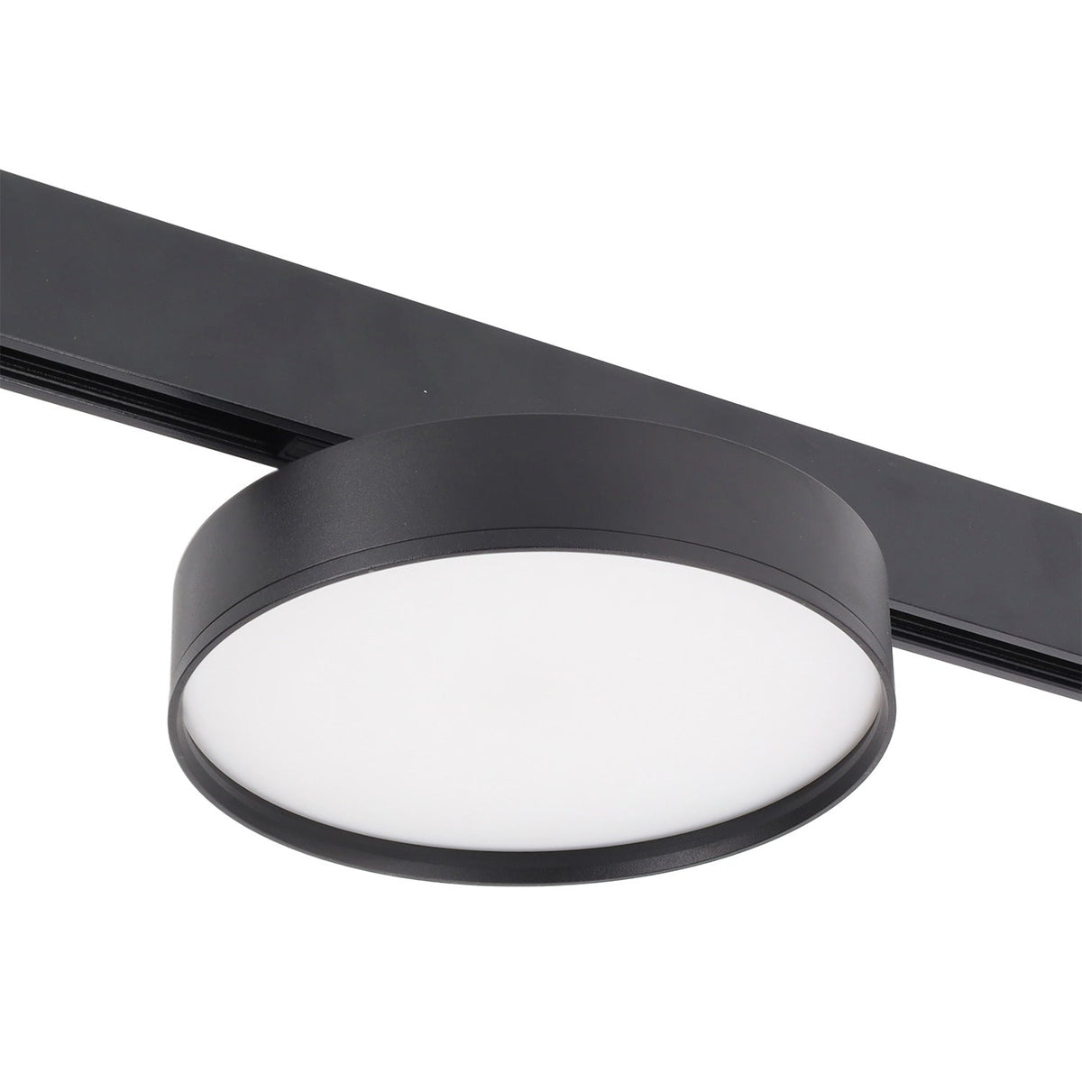 Luminaria LED Carril Magnético 10mm 18W 80Lm/W 120º 48VDC CCT (Tonalidad Luz Ajustable) Acabado Negro — Vetonek (2)