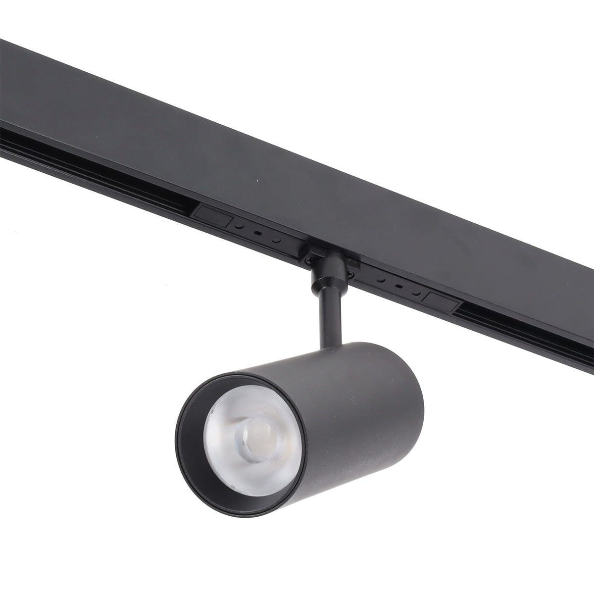 Foco LED Carril Magnético 10mm 48VDC CCT (Tonalidad Luz Ajustable) Acabado Negro — Vetonek (2)