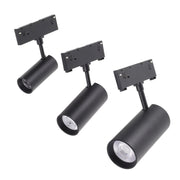 Foco LED Carril Magnético 10mm 48VDC CCT (Tonalidad Luz Ajustable) Acabado Negro — Vetonek (8)
