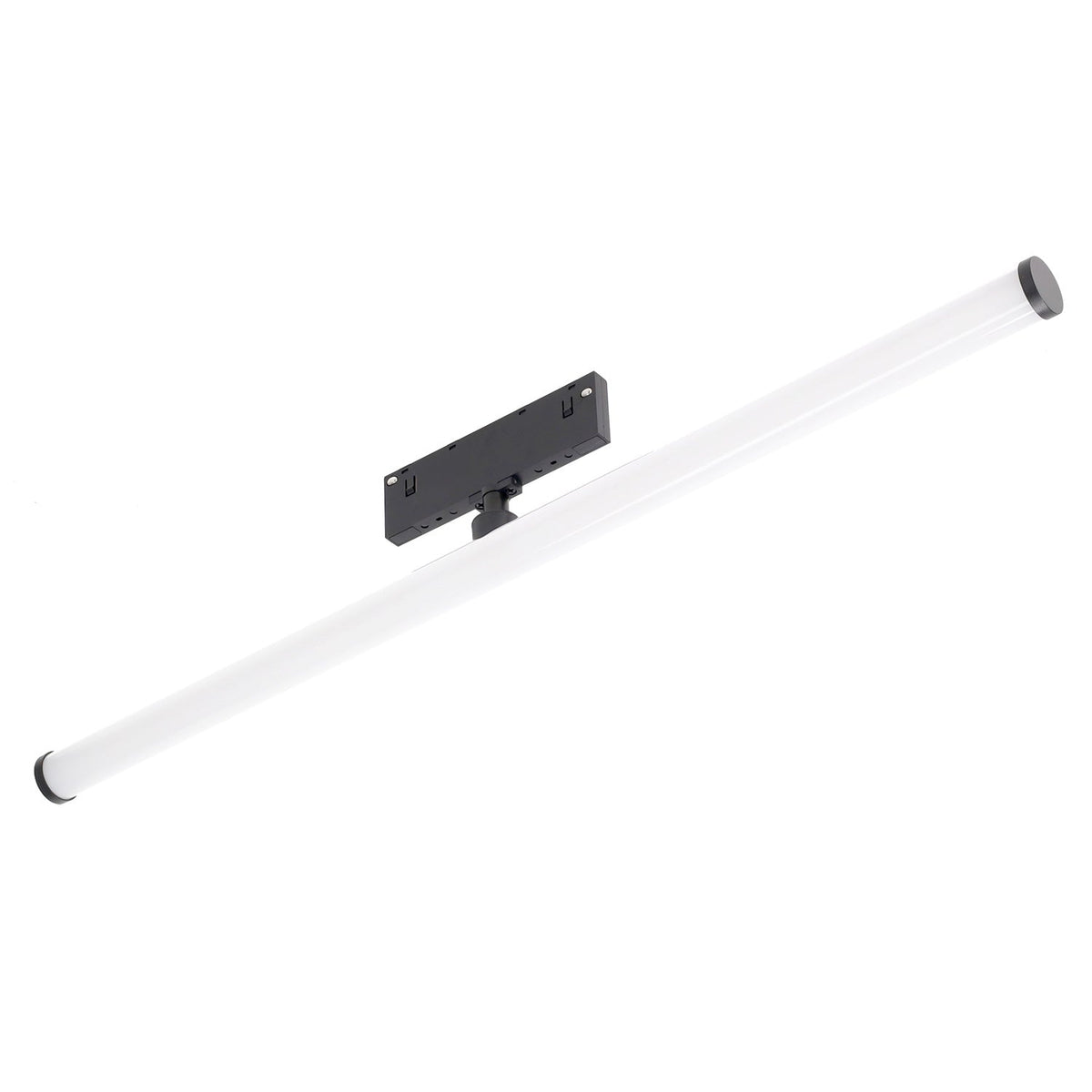 Luminaria LED Carril Magnético 10mm 20W 90Lm/W 180º 48VDC CCT (Tonalidad Luz Ajustable) Acabado Negro — Vetonek