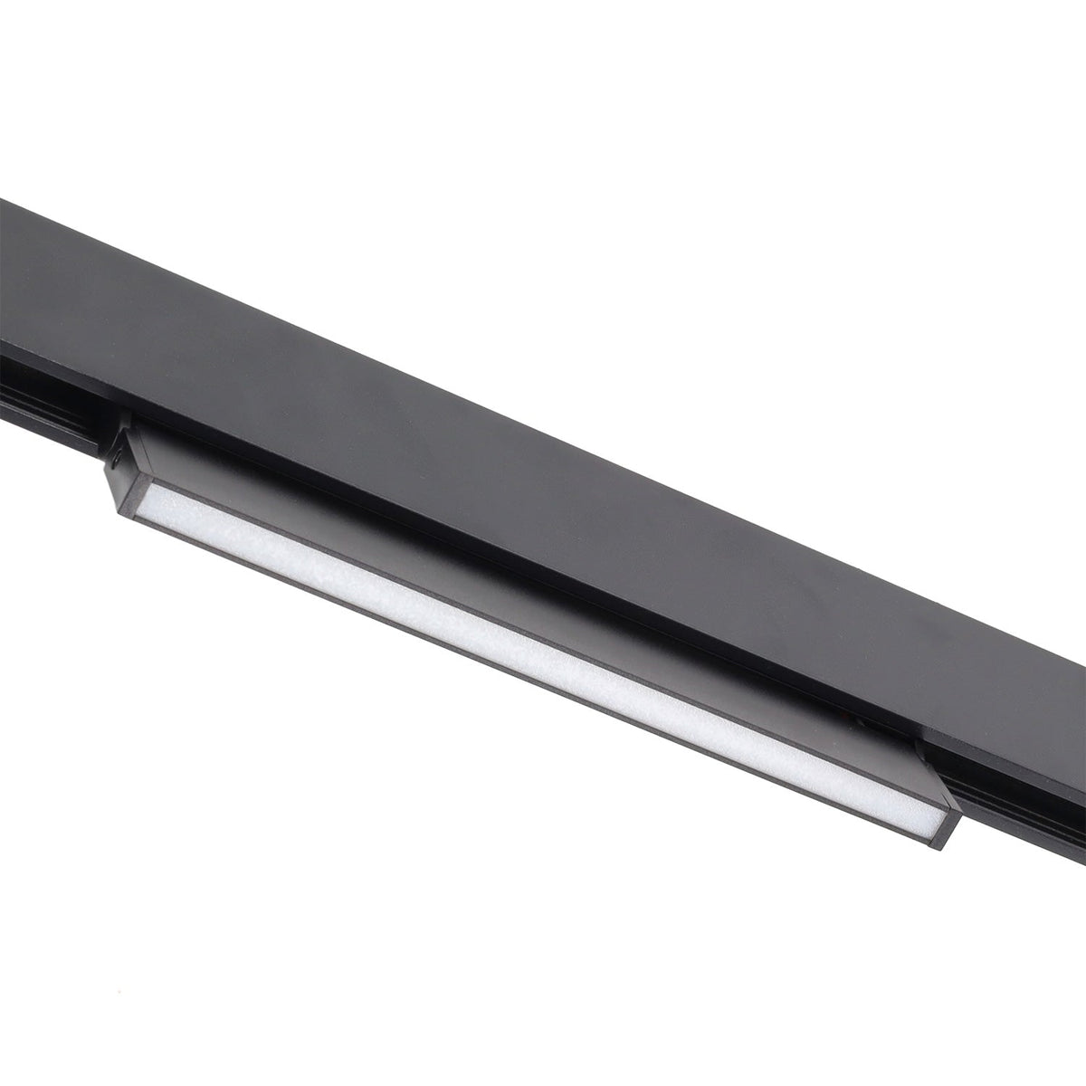 Luminaria LED Carril Magnético 10mm 9W 50Lm/W 120º 48VDC CCT (Tonalidad Luz Ajustable) Acabado Negro — Vetonek (2)