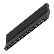 Luminaria LED Carril Magnético 10mm 9W 70Lm/W 38º 48VDC CCT (Tonalidad Luz Ajustable) Acabado Negro — Vetonek