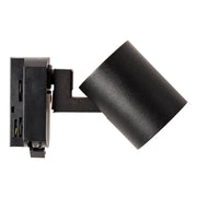 Foco Carril Monofásico "Lumiastra" 1xGU10 Negro — Vetonek