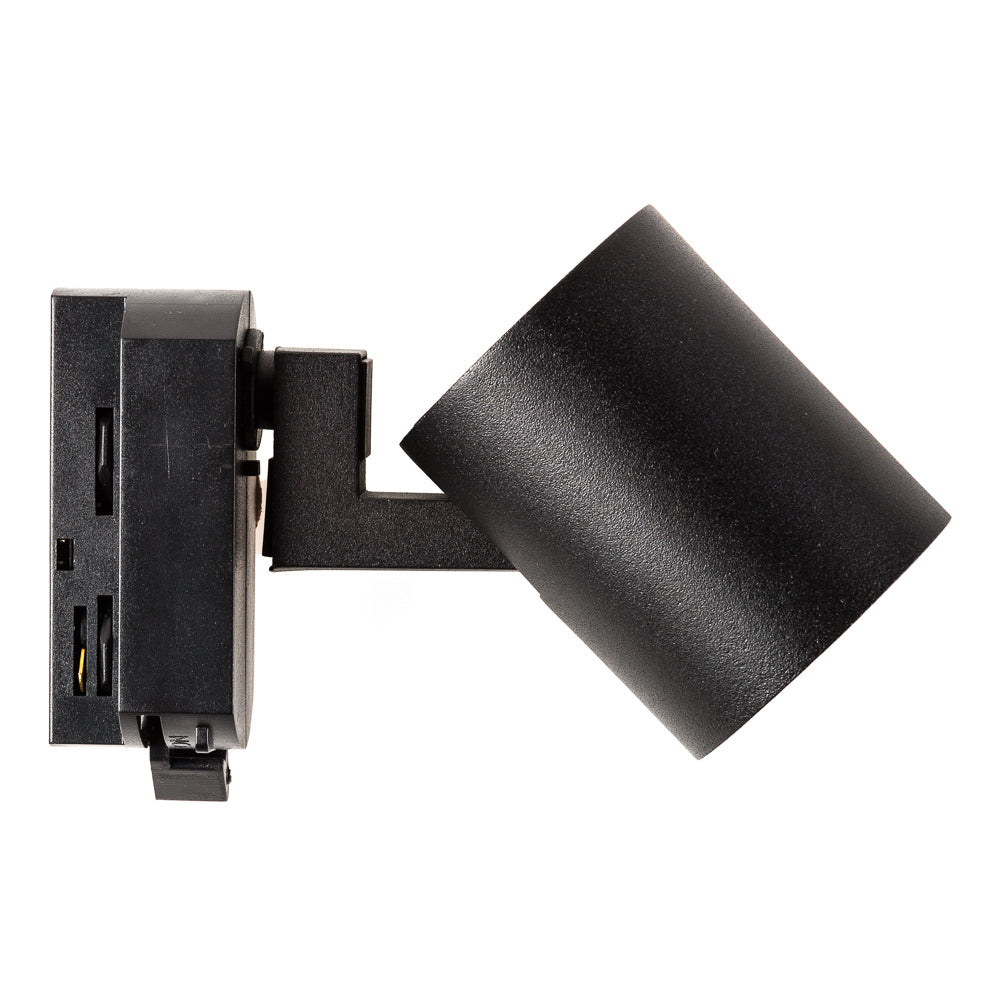 Foco Carril Monofásico "Lumiastra" 1xGU10 Negro — Vetonek