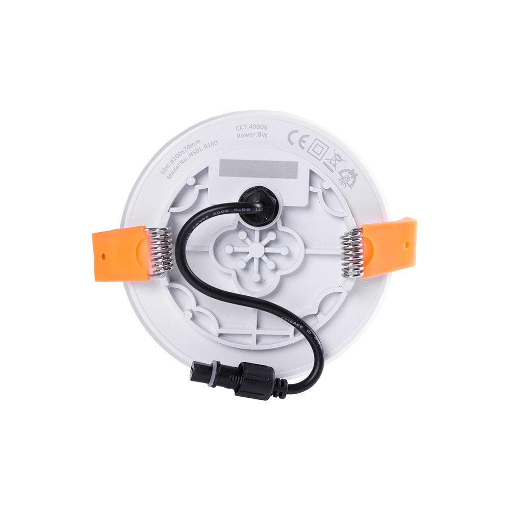Placa LED IP65 8W 569Lm 4200ºK Circular sin Marco — Vetonek (4)