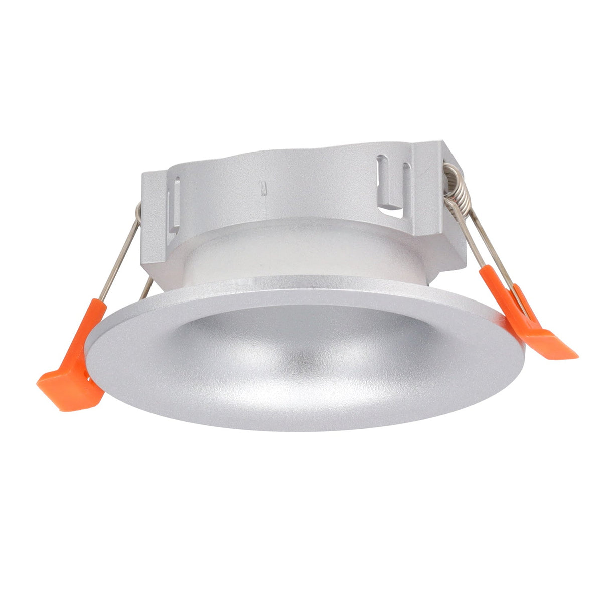 Aro downlight empotrable redondo GU10 color plata "Virel" — Vetonek (5)
