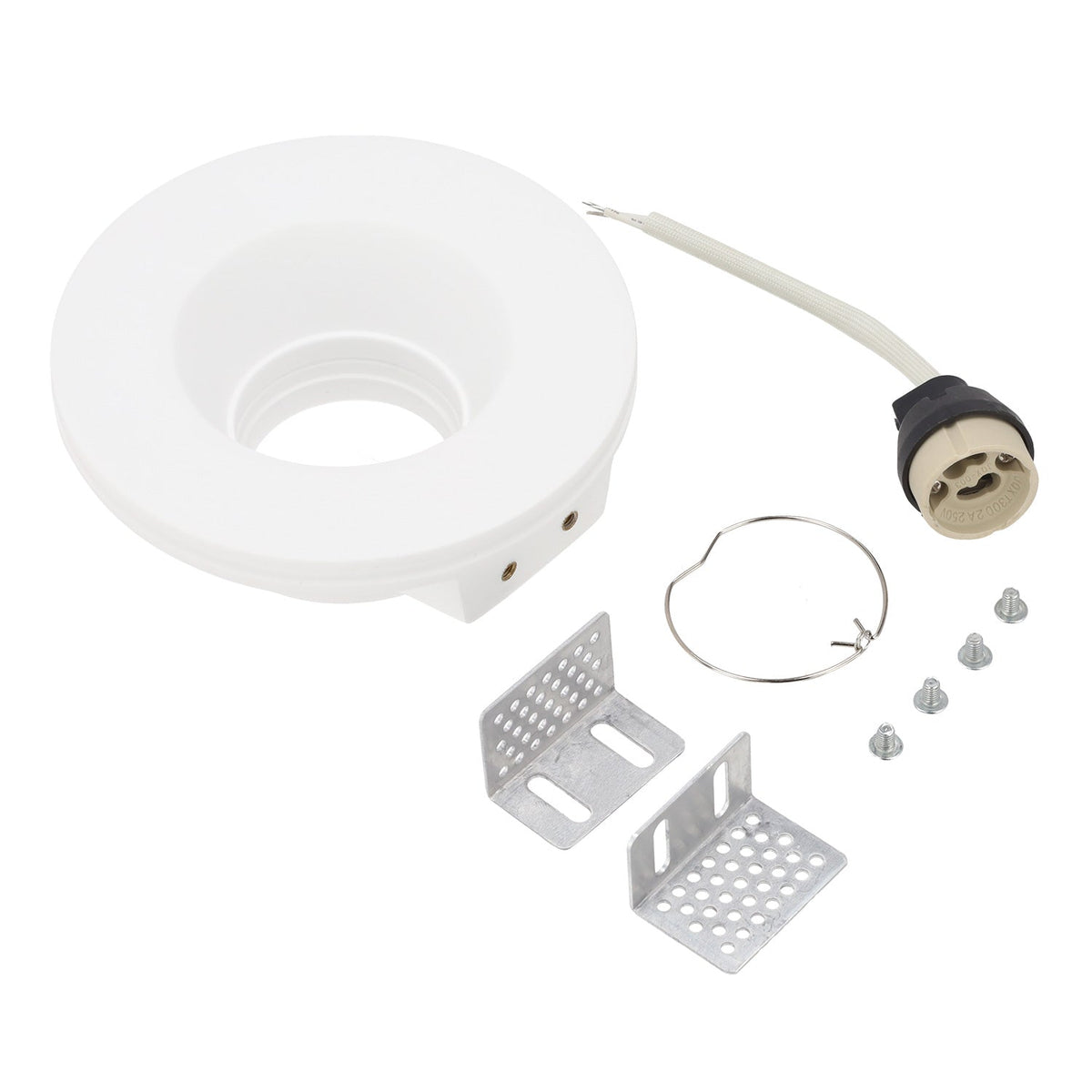 Aro downlight empotrable redondo de Escayola GU10 "Aurea" — Vetonek (5)