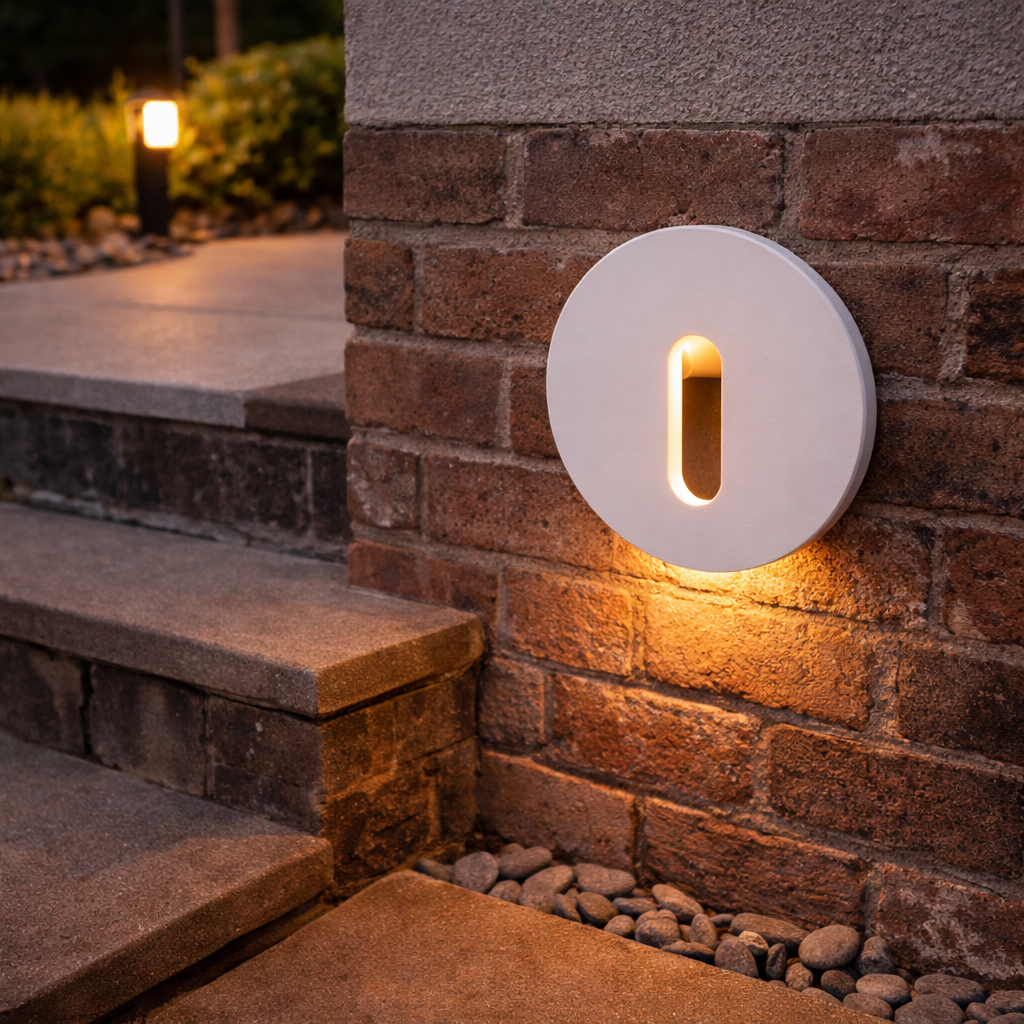 Foco de LED Empotrable para Escaleras Frontal Magnético 3W IP65 3000ºK - Blanco — Vetonek