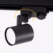 Foco Carril Trifásico "Lumiastra" 1xGU10 Negro — Vetonek (4)