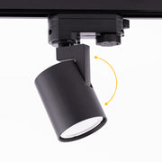 Foco Carril Trifásico "Lumiastra" 1xGU10 Negro — Vetonek (5)