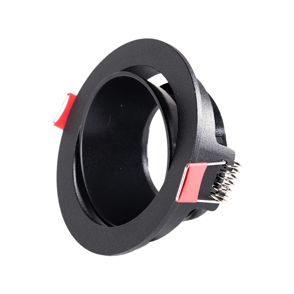 Downlight Circular GU10 Sin Portalámparas/Bombilla - Negro — Vetonek