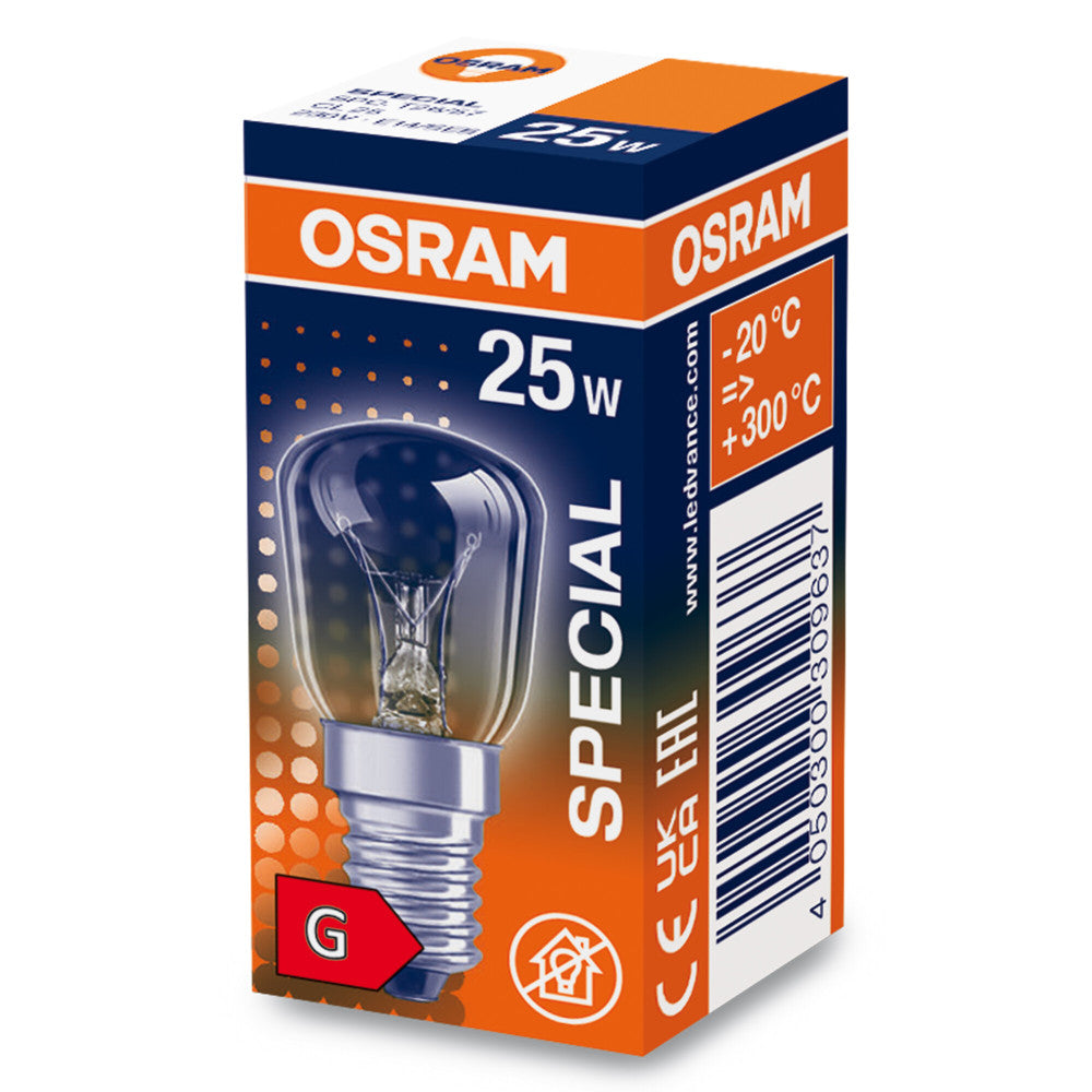 Ledvance/Osram Bombilla Incandescente E14 25W 140Lm 2700K Regulable - Blanco Muy Cálido — Vetonek (2)
