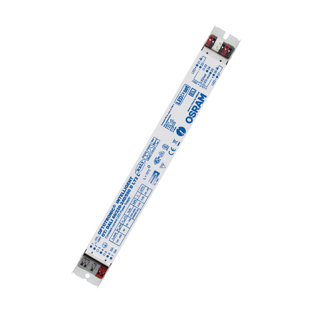 Driver LED Osram OptoTronic OTI DALI CC Lineales G3 OTI DALI 60/220-240/550 D LT2 L G3 — Vetonek