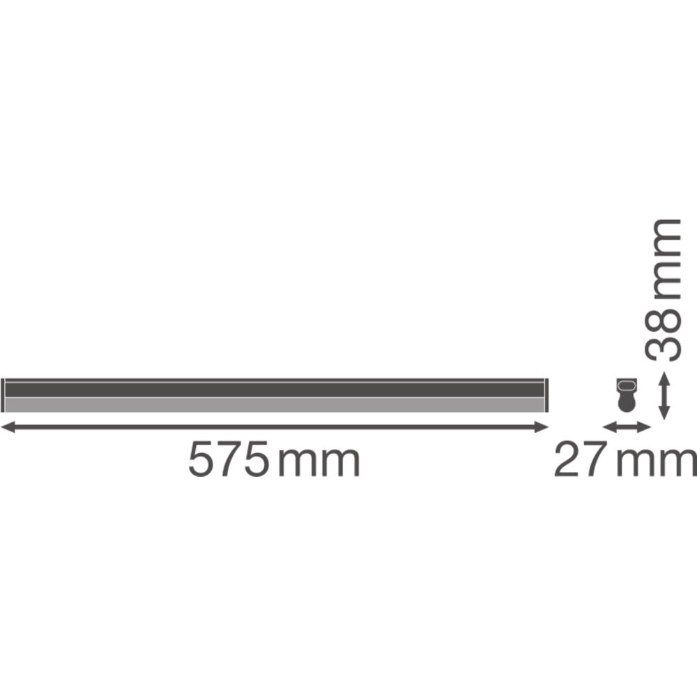 Luminaria LED lineal Ledvance "Compact" 140º IP20 — Vetonek (3)