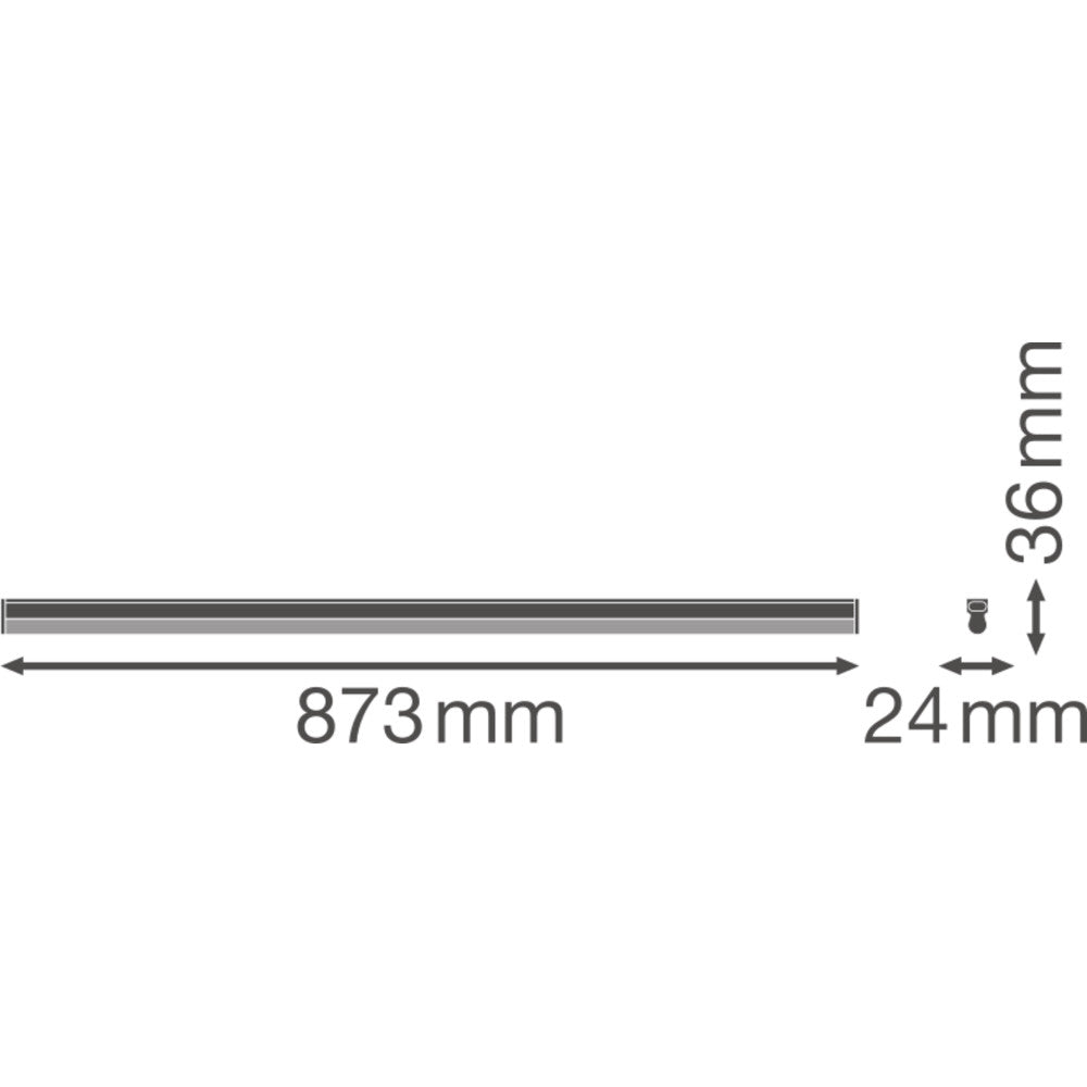 Luminaria LED lineal Ledvance "Compact" 140º IP20 — Vetonek (12)