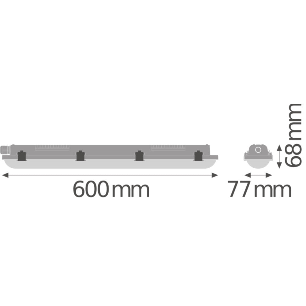Equipo impermeable Ledvance 18W 2160Lm 4000K 115º IP65 — Vetonek (3)