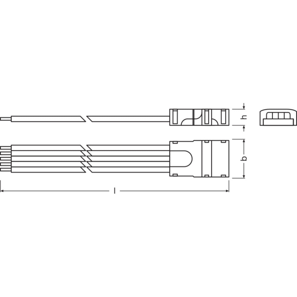 Conectores para tiras LED LED RGBW Ledvance - (Paquete de 2) — Vetonek (4)