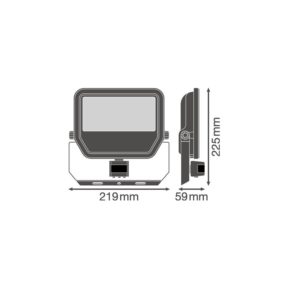Foco Proyector LED Ledvance 50W 5500Lm 3000K 100 x 100º IP65 Sensor - Blanco Cálido — Vetonek (3)