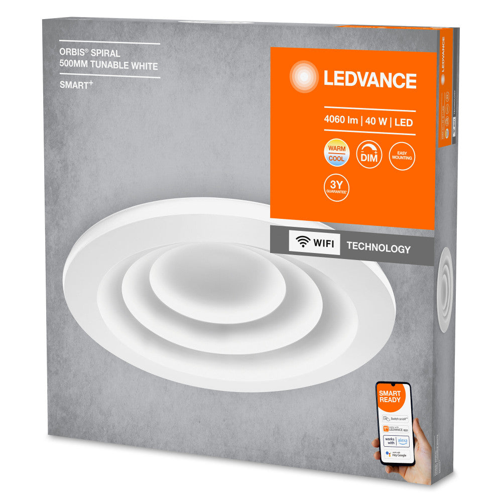Lámpara de techo LED Ledvance "Smart" de W, 1900 lm, 3000…6500 K, IP20, regulable. — Vetonek (5)