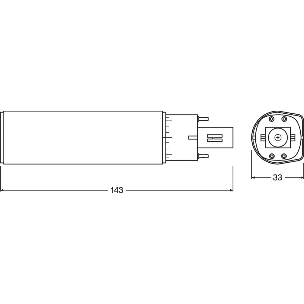 Lámpara LED Ledvance/DULUX IP20 — Vetonek (6)